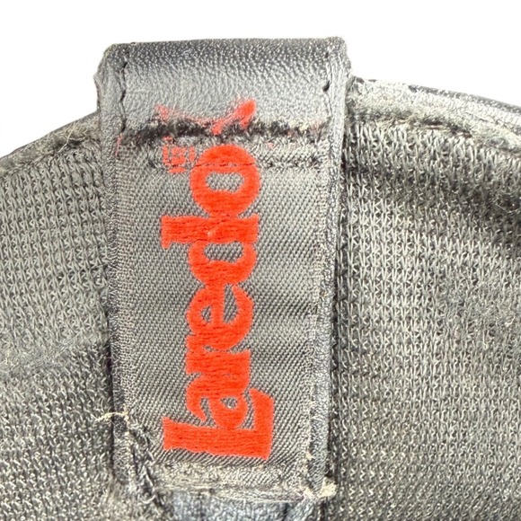 Laredo Black Leather Western Fringe Boots Womens Size 8 Made in USA - Picture 7 of 7